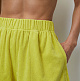 Фото Короткие шорты с петельной фактурой terry jam яркий лайм